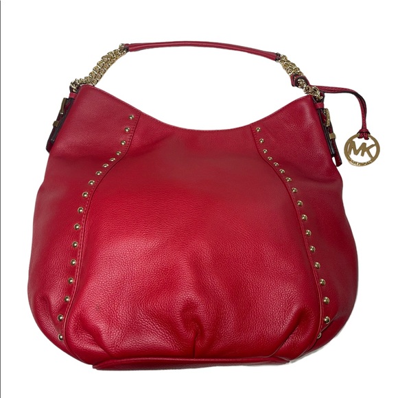 Red and Gold Michael Kors bag - LIKE NEW! With dust bag - Picture 1 of 4
